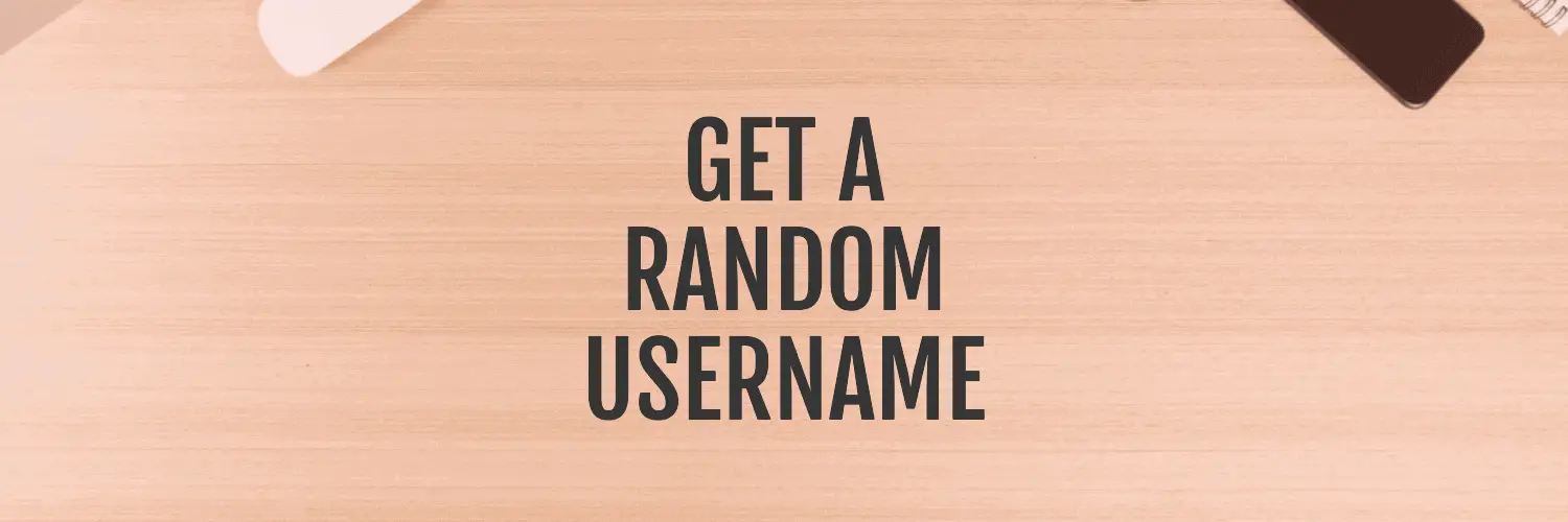 Random Username Generator